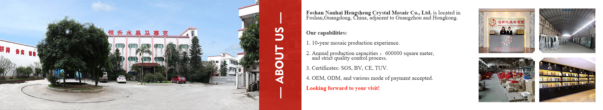 Foshan Nanhai Hengsheng Crystal Mosaic Co.,Ltd.